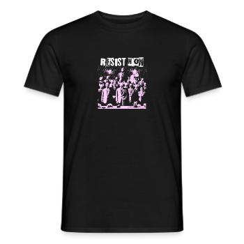 Rebel Clash Of Classes Resist Resistance - Men's T-Shirt - black - Front - AI Model Male 178 light (178cm)