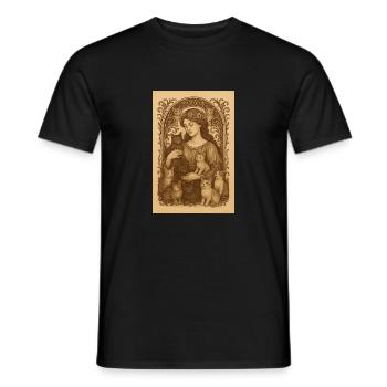 Catmum - Männer T-Shirt - Schwarz - Vorne - AI Model Male 178 light (178cm)