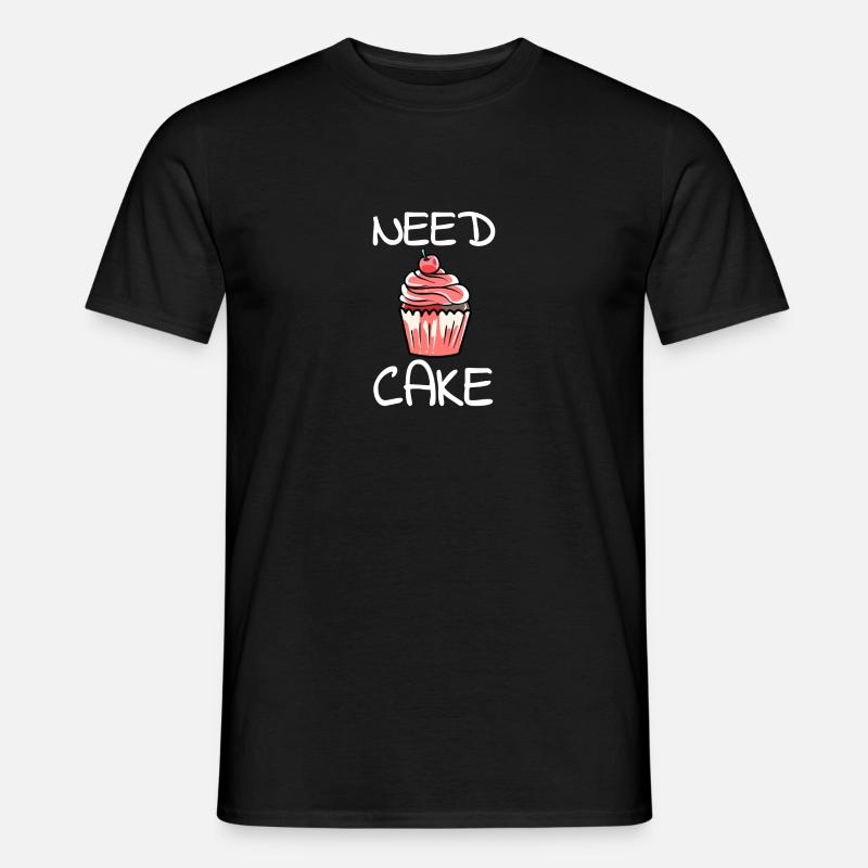 Cupcake - Männer T-Shirt - Schwarz