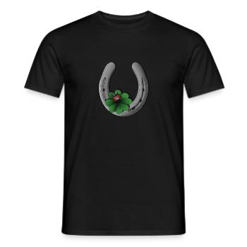 Fer à cheval - T-shirt homme - noir - Devant - AI Model Male 178 light (178cm)
