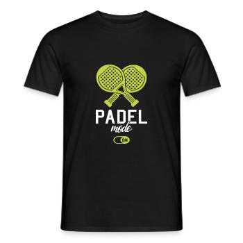 Padel Padelspieler Padeltennis Paddle Padeltrainer - Männer T-Shirt - Schwarz - Vorne - AI Model Male 178 light (178cm)