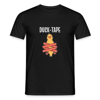 Duck Tape Animal Lover Poison - Men's T-Shirt - black - Front - AI Model Male 178 light (178cm)