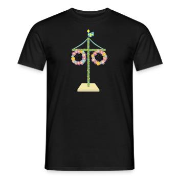 Suède Suède Nordique - T-shirt homme - noir - Devant - AI Model Male 178 light (178cm)