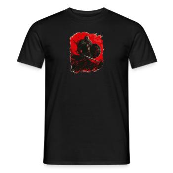 Wikinger Krieger Viking Vikings Normanne Odin Gott - Männer T-Shirt - Schwarz - Vorne - AI Model Male 178 light (178cm)