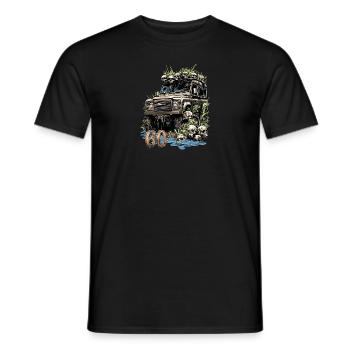 Offroad Off Road Birthday 60 - Männer T-Shirt - Schwarz - Vorne - AI Model Male 178 light (178cm)