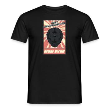 Best Newfoundland Mom Ever I Newfoundland Lover - Männer T-Shirt - Schwarz - Vorne - AI Model Male 178 light (178cm)