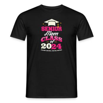 Classe de maman senior de 2024 Proud Mama Funny - T-shirt homme - noir - Devant - AI Model Male 178 light (178cm)