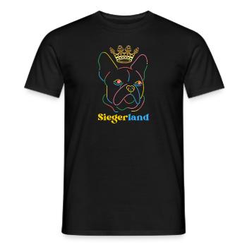 Siegerland - Das Design des Siegerlands - Männer T-Shirt - Schwarz - Vorne - AI Model Male 178 light (178cm)