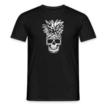 Pineapple - Men's T-Shirt - black - Front - AI Model Male 178 light (178cm)