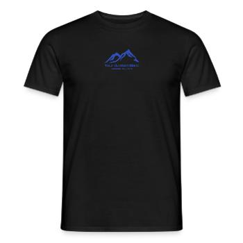 Tour du Mont Blanc Mountain Ski Hiking Fan - Men's T-Shirt - black - Front - AI Model Male 178 light (178cm)