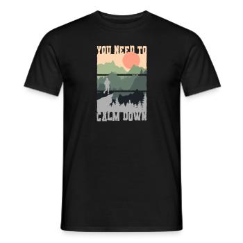 Niedliche Küken Dig Me Ostern Shirt - Männer T-Shirt - Schwarz - Vorne - AI Model Male 178 light (178cm)