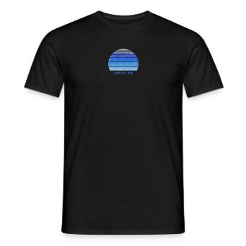 Retro Whistler Canada Sunset Outdoors Fan Ski - Männer T-Shirt - Schwarz - Vorne - AI Model Male 178 light (178cm)