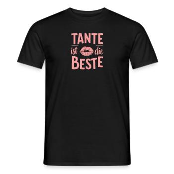 Tante Beste Liebe Dankbarkeit Familie Ehrentag - Männer T-Shirt - Schwarz - Vorne - AI Model Male 178 light (178cm)