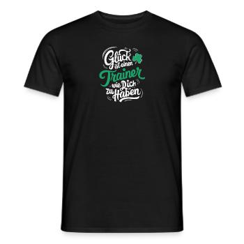 Danke Trainer Glück Coach Dankeschön Personal - Männer T-Shirt - Schwarz - Vorne - AI Model Male 178 light (178cm)