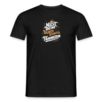 Nicht Durchschnittliche Trainerin Lustige Danke - Männer T-Shirt - Schwarz - Vorne - AI Model Male 178 light (178cm)