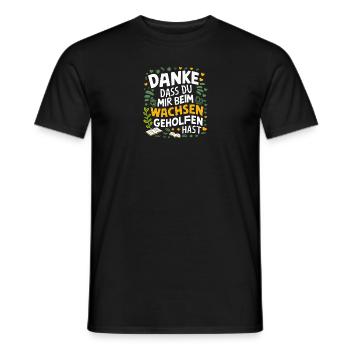 Danke-Wachstum Lehrer Dankeschön Inspiration - Männer T-Shirt - Schwarz - Vorne - AI Model Male 178 light (178cm)