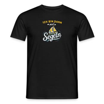 Ich bin dann mal segeln Shirt - Männer T-Shirt - Schwarz - Vorne - AI Model Male 178 light (178cm)