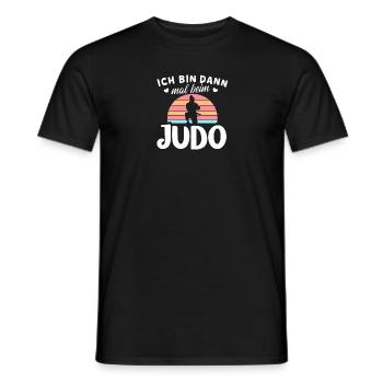 Judo-Shirt Kampfsport Bekleidung Geschenkidee - Männer T-Shirt - Schwarz - Vorne - AI Model Male 178 light (178cm)