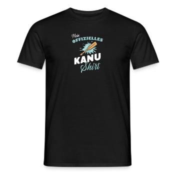 Kanu-Shirt Paddler Kajak Abenteuer Geschenk - Männer T-Shirt - Schwarz - Vorne - AI Model Male 178 light (178cm)