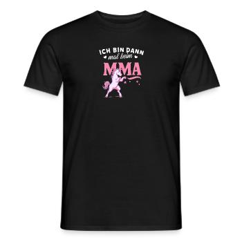 MMA-Einhorn Shirt Kampfsport Martial Arts Fans - Männer T-Shirt - Schwarz - Vorne - AI Model Male 178 light (178cm)