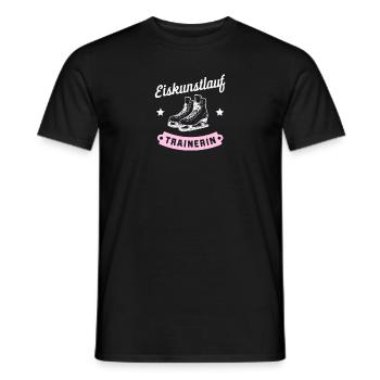 Eiskunstlauf-Trainerin Eisprinzessin Fanartikel - Männer T-Shirt - Schwarz - Vorne - AI Model Male 178 light (178cm)