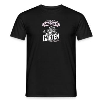 Mädchen Gartenliebe Deko Pflanzenfreundin Idee - Männer T-Shirt - Schwarz - Vorne - AI Model Male 178 light (178cm)