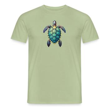 Schildkröte - Männer T-Shirt - Sage - Vorne - AI Model Male 178 light (178cm)