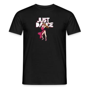 Danse sportive de salon Latin Sexy Dancer - T-shirt homme - noir - Devant - AI Model Male 178 light (178cm)