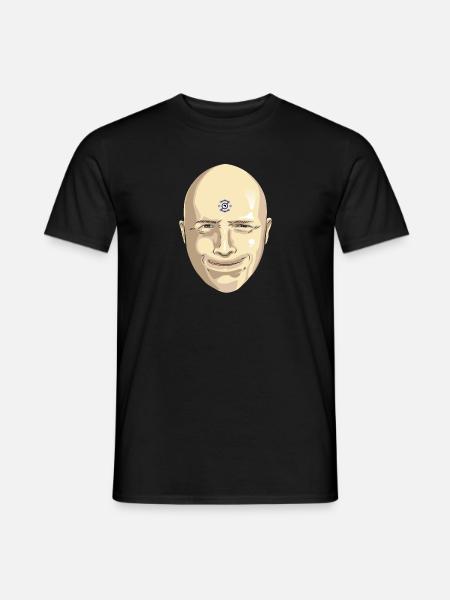 Kugelkopf - sauber - Männer T-Shirt - Schwarz