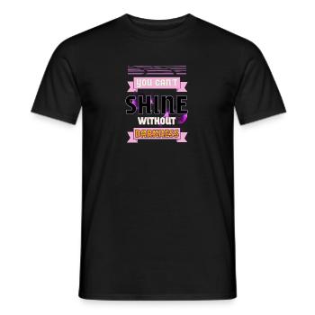 Motivation - Zuspruch - Männer T-Shirt - Schwarz - Vorne - AI Model Male 178 light (178cm)