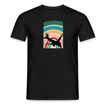 Avion Avion Avion Avion - T-shirt homme - noir - Devant - AI Model Male 178 light (178cm)