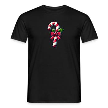 Zuckerstange - Männer T-Shirt - Schwarz - Vorne - AI Model Male 178 light (178cm)