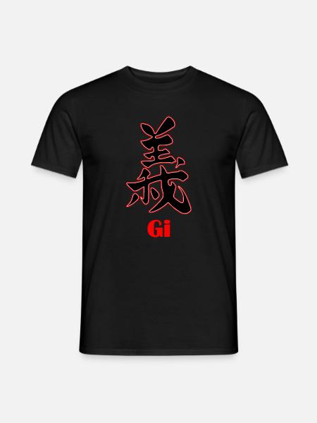 Bushido Gi – Honor and Justice - Men's T-Shirt - black