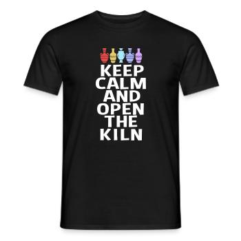 Töpferei - Männer T-Shirt - Schwarz - Vorne - AI Model Male 178 light (178cm)