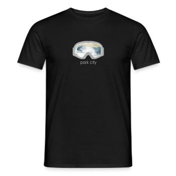 Park City Ski Fan Skieur Cool Hiver Ski Cadeau - T-shirt homme - noir - Devant - AI Model Male 178 light (178cm)