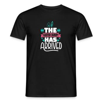 The Easter Bunny Has Arrived - Men's T-Shirt - black - Front - AI Model Male 178 light (178cm)
