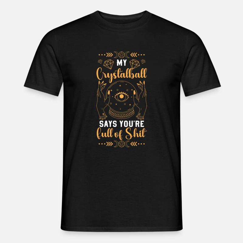 Hellseher Schicksal Planeten Hobby - Männer T-Shirt - Schwarz
