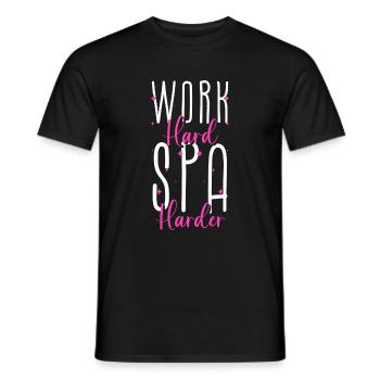Spa Relax Fitness Beauty - Men's T-Shirt - black - Front - AI Model Male 178 light (178cm)