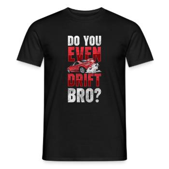 Drifting Vehicle - Men's T-Shirt - black - Front - AI Model Male 178 light (178cm)