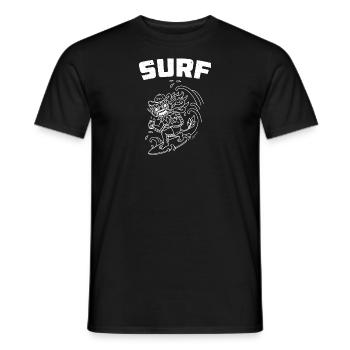 Bali Indonesia Summer Holiday Travel Surfing - Men's T-Shirt - black - Front - AI Model Male 178 light (178cm)