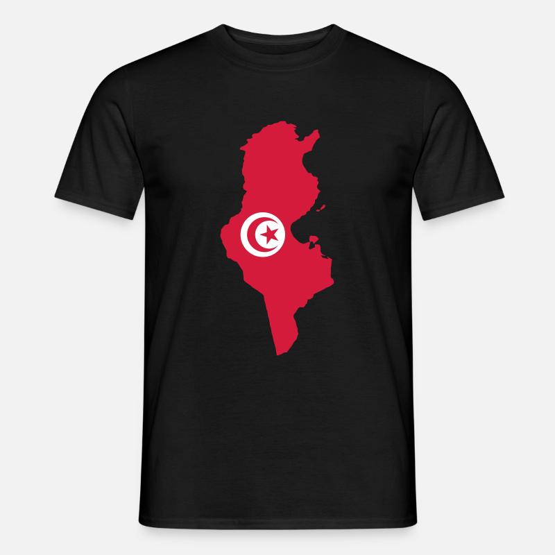 Tunesien - Männer T-Shirt - Schwarz