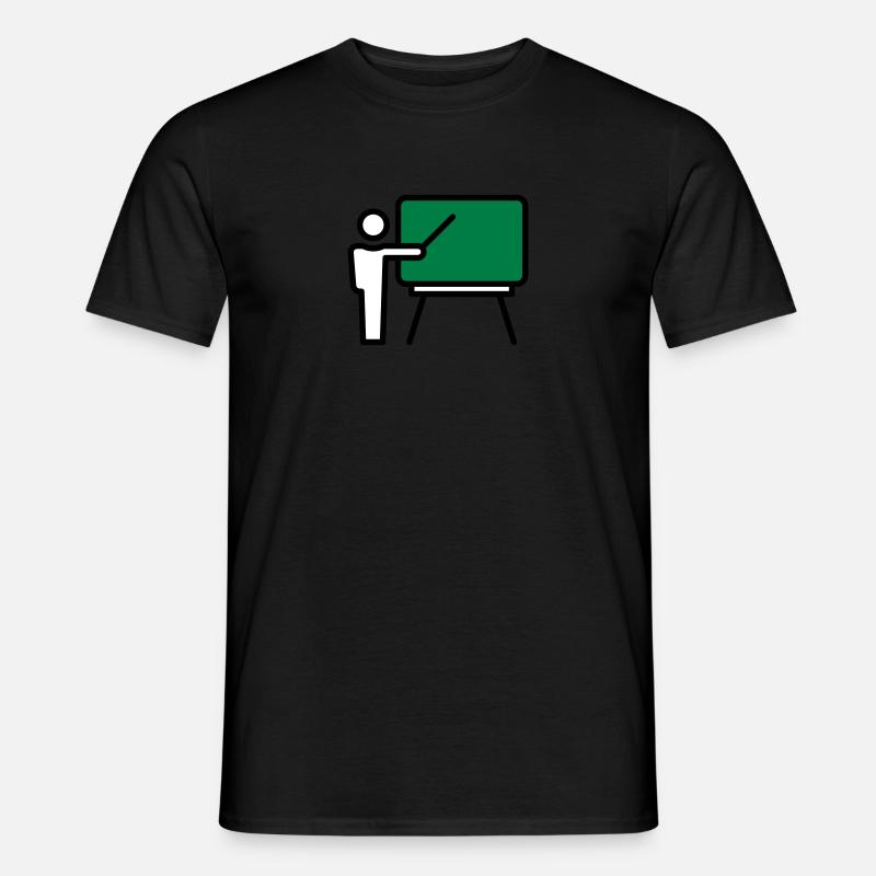 Enseignant - T-shirt homme - noir