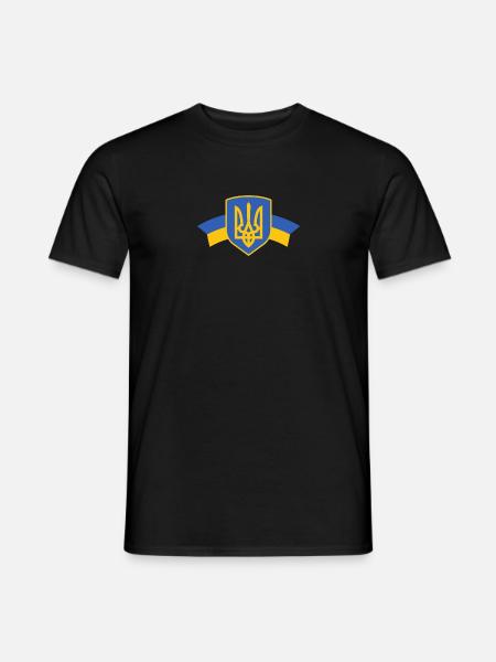 Ukraine Shield - Men's T-Shirt - black