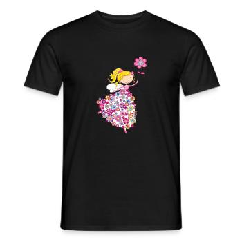 Flower Princes - Männer T-Shirt - Schwarz - Vorne - AI Model Male 178 light (178cm)