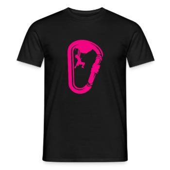Bouldern Klettern Climbing - Männer T-Shirt - Schwarz - Vorne - AI Model Male 178 light (178cm)