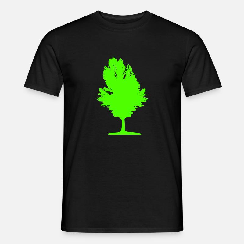 baum 01 - Männer T-Shirt - Schwarz