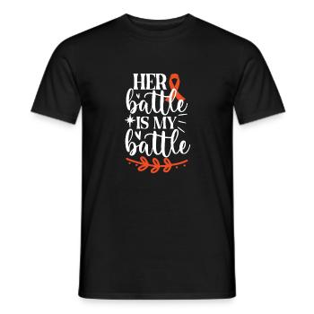 son combat et mon combat - T-shirt homme - noir - Devant - AI Model Male 178 light (178cm)