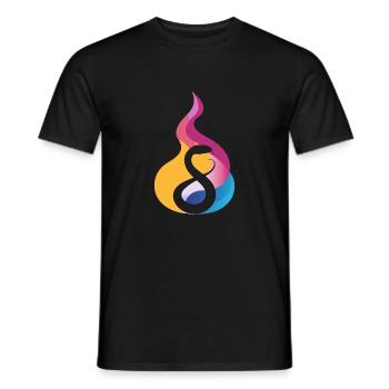 Serpents Contorsionniste Morsure de serpent - T-shirt homme - noir - Devant - AI Model Male 178 light (178cm)