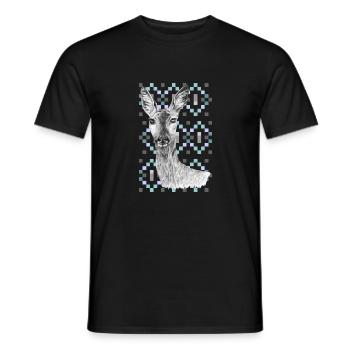 Rogen - Männer T-Shirt - Schwarz - Vorne - AI Model Male 178 light (178cm)