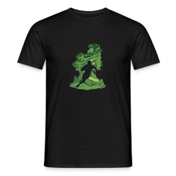 Rugby Referee Try - Men's T-Shirt - black - Front - AI Model Male 178 light (178cm)